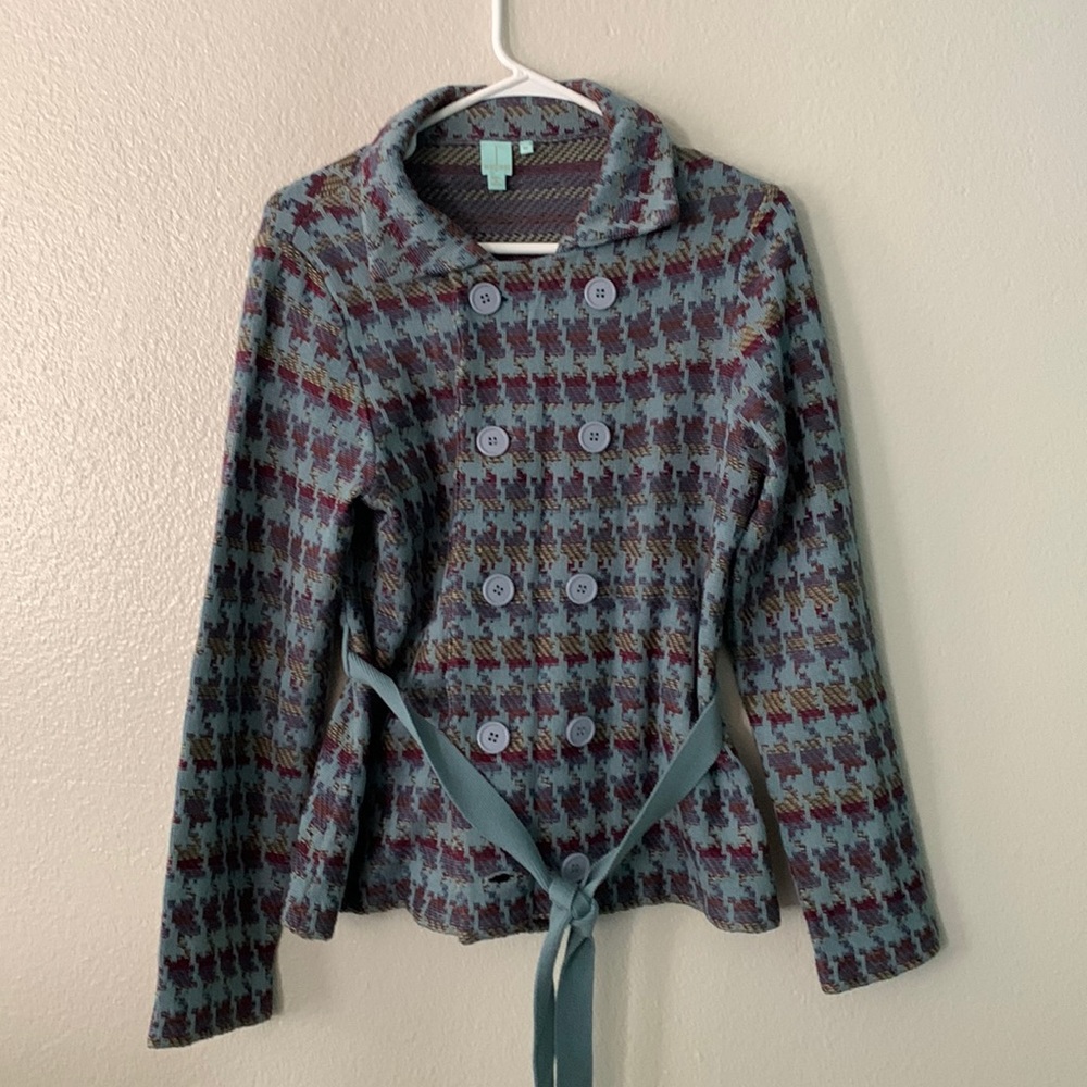 Ladies sweater jacket size Med